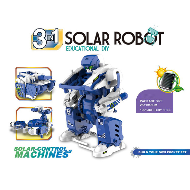 Science Robot - Kit Robot 3 in 1 Educativo,