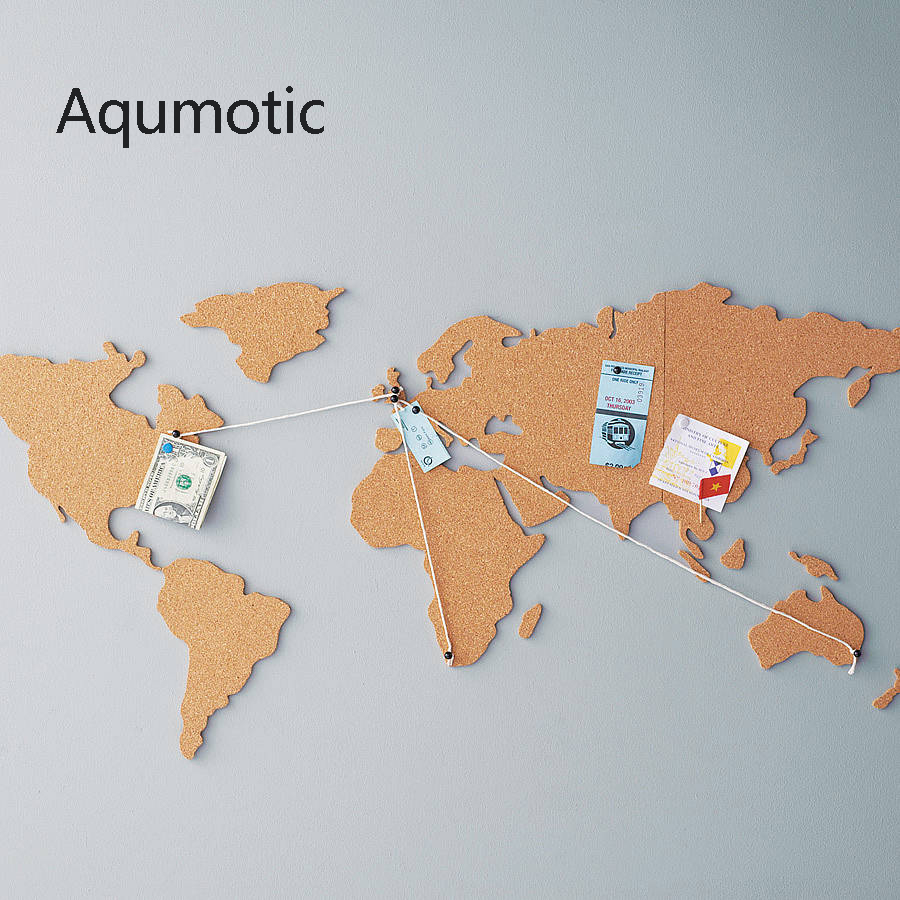 Star Map Poster - Aqumotic Sughero Mappa del mondo Bacheca