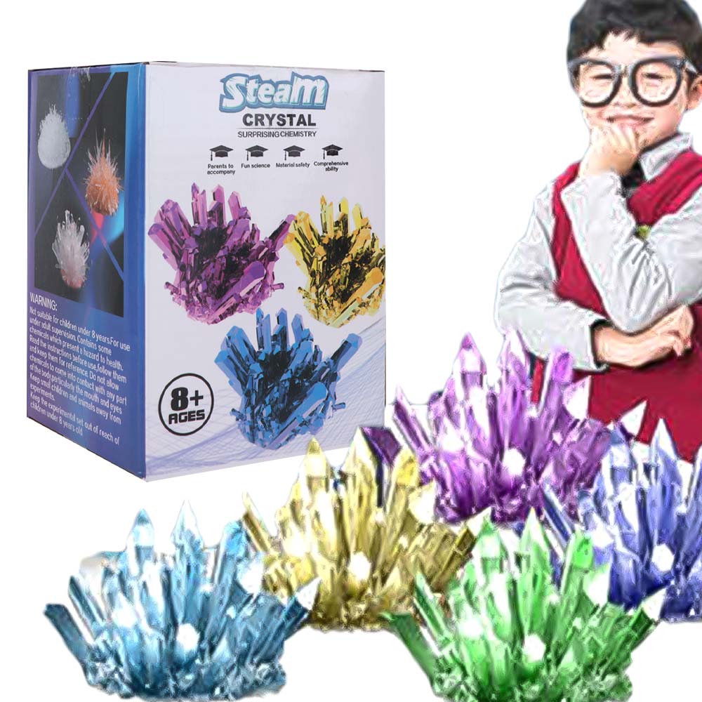 Crystal Growing Kit - Kit Scientifico per la Crescita di