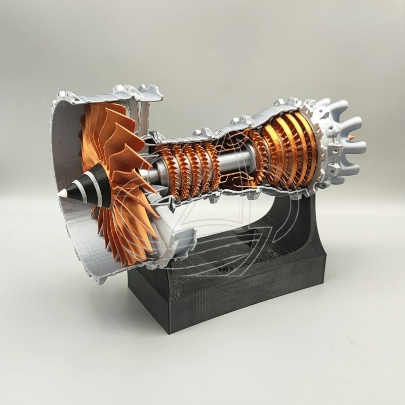 Science Hobby Kit - Modello di Motore Turbofan Mini Funzionante