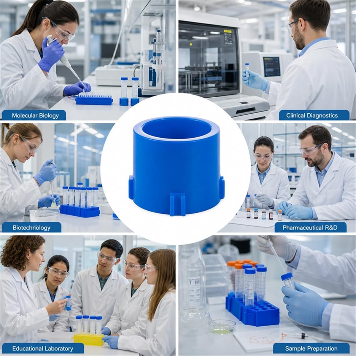 Hobby Science Lab - Porta provette centrifughe A1380K, supporto in