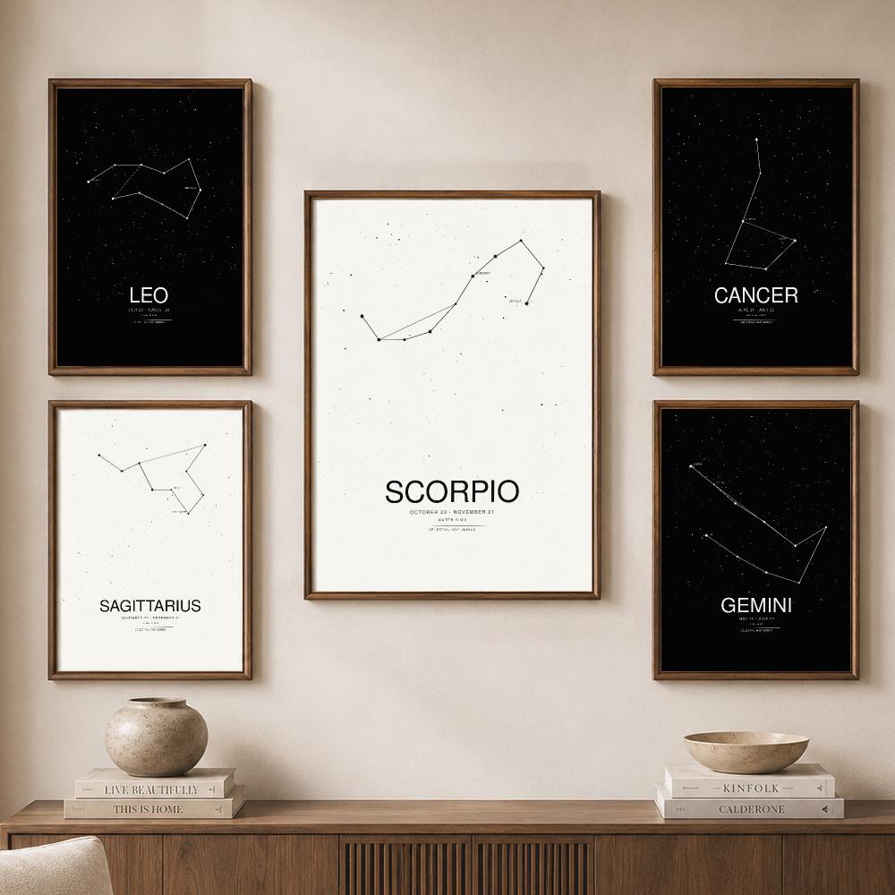 Poster Grafico Minimalista del - Star Map Poster recensione e prezzo
