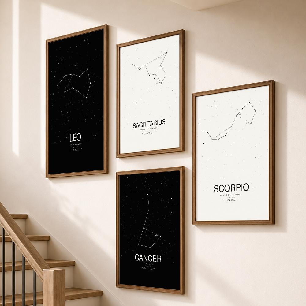 Poster Grafico Minimalista del - Star Map Poster recensione e prezzo
